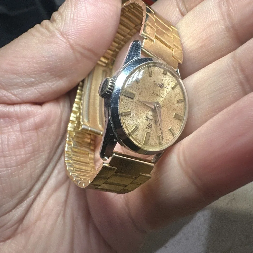 Works VTG Precimax 17 Jewels Ladies Watch Subdial Swiss Made Manual Wind 25mm 6